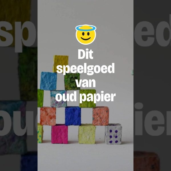 Speelgoed van oud papier